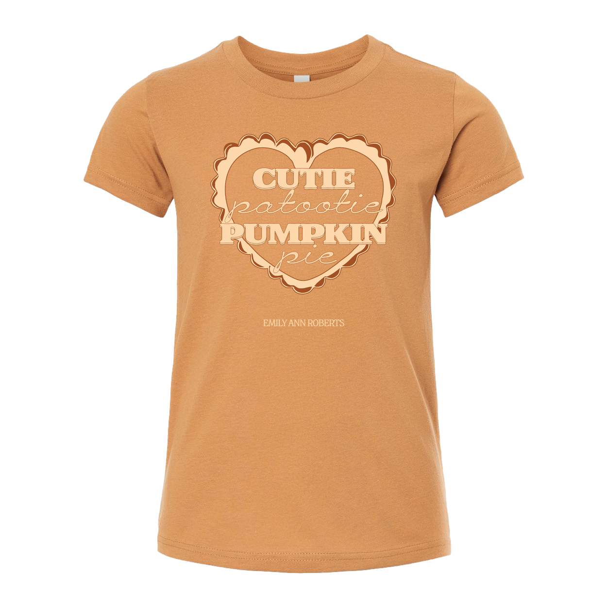 Youth Cutie Patootie Pumpkin Pie Tee