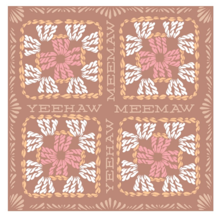 Yeehaw Meemaw Bandana